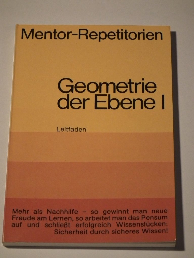 Geometrie der Ebene I. (Bd. 5) Books