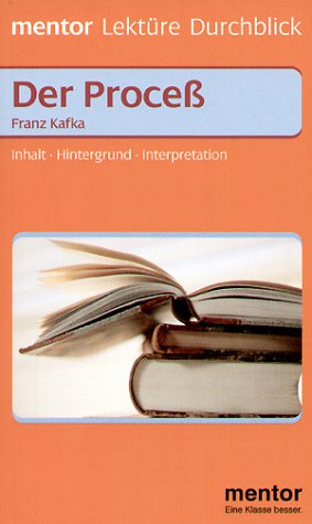 Lektu>RE - Durchblick: Kafka: Der Proce] Art & Literature Books