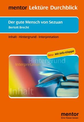 Lektu>RE - Durchblick: Brecht: Der Gute Mensch Von Sezuan Contemporary literature
