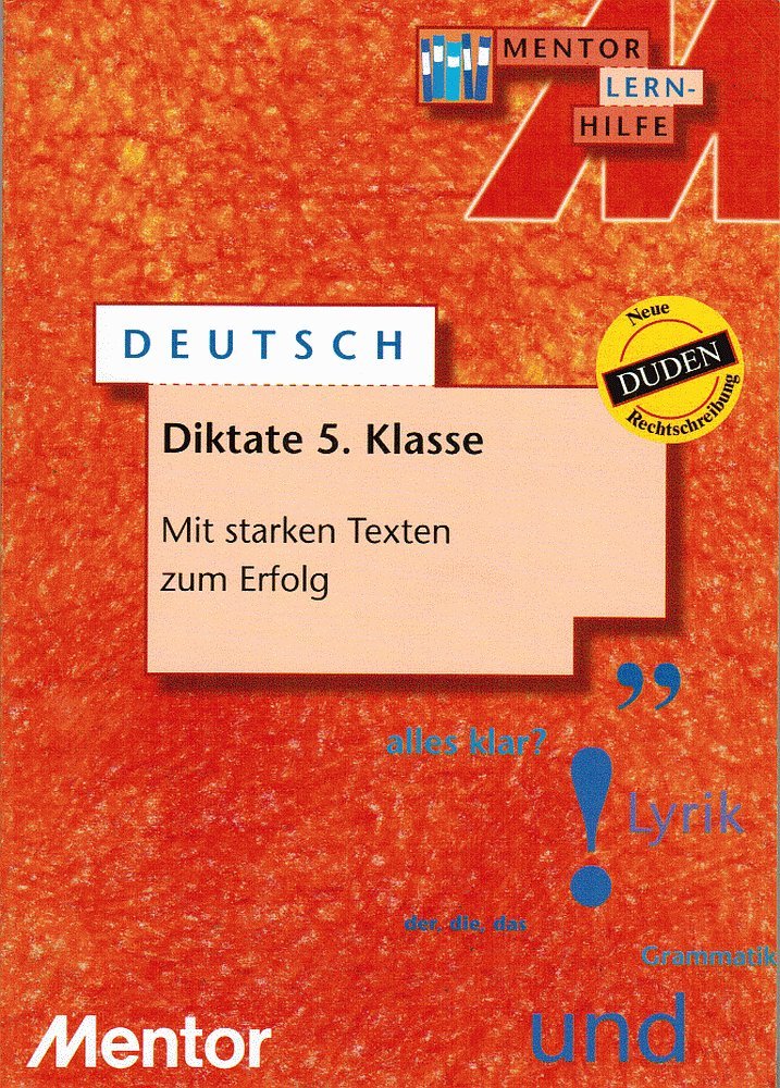 Product Image: Deutsch Diktate 5. Schuljahr