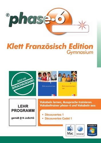 phase6 - Klett Französisch Edition Gymnasium: Der Vokabeltrainer für die Oberstufe Web & Graphic Design