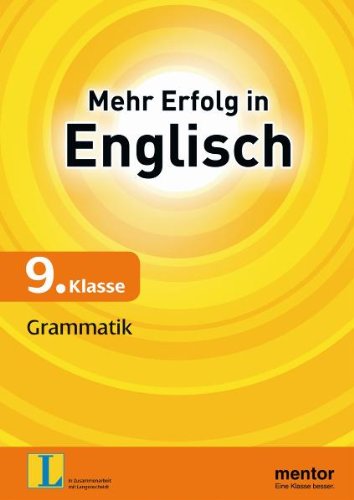 Mehr Erfolg in Englisch, 9. Klasse: Grammatik Study Guides