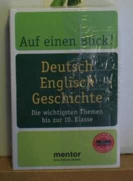 Auf einen Blick - Deutsch, Englisch, Geschichte - Die wichtigsten Themen bis zur 10. Klasse Non-fiction