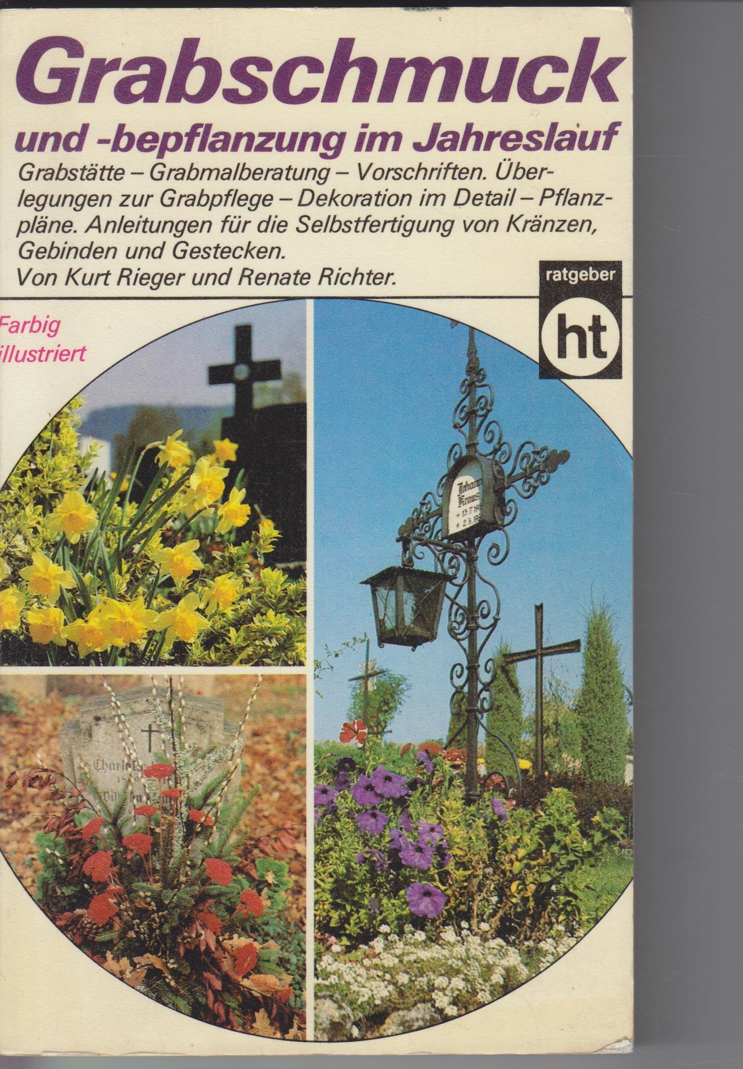 Grabschmuck und -bepflanzung im Jahreslauf. Natural Sciences