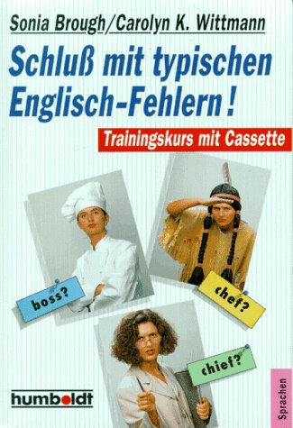 Humboldt Taschenbücher, Schluß mit typischen Englisch-Fehlern!, m. Cassette Foreign Languages ​​& Dictionaries