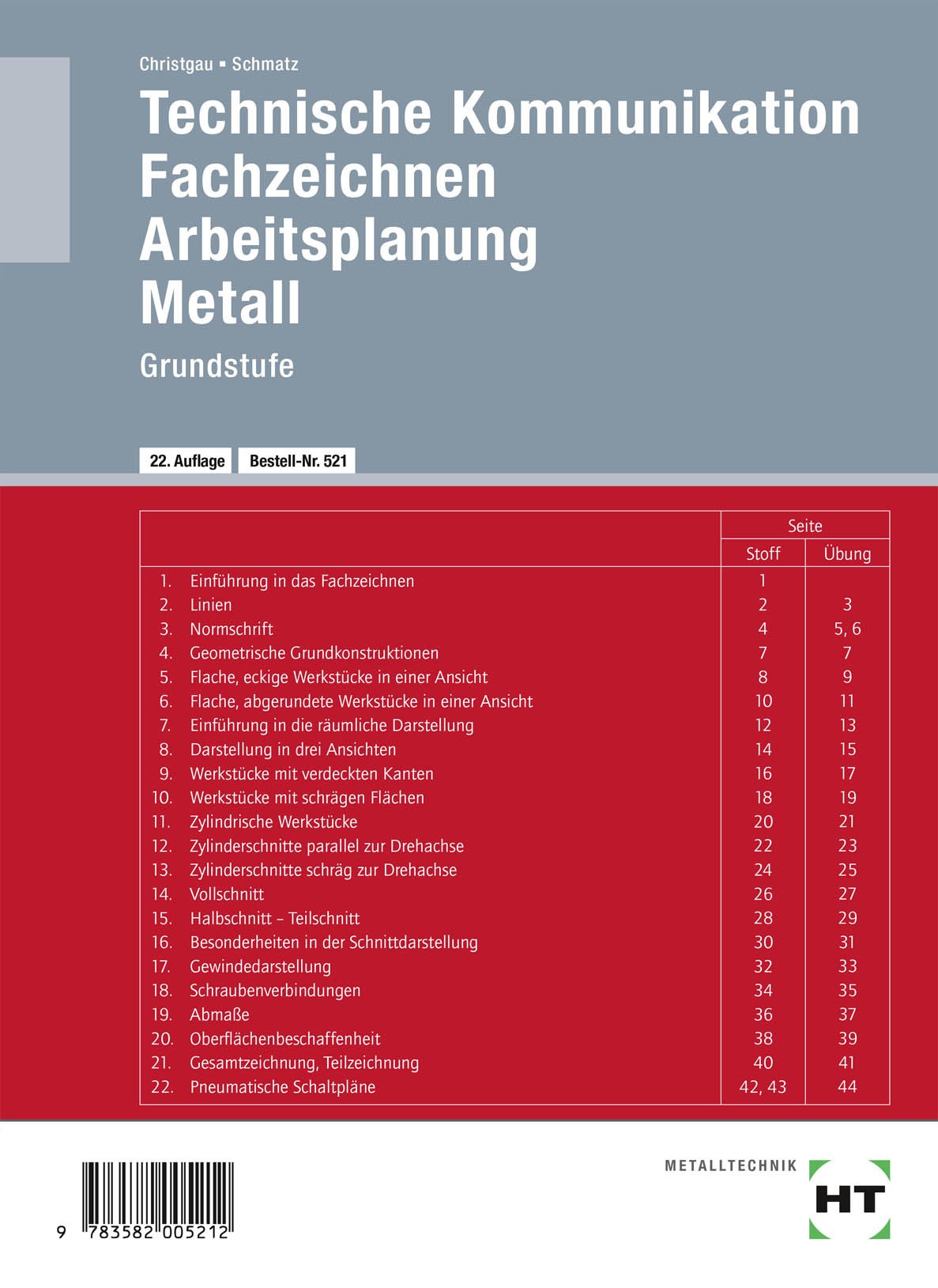 Technische Kommunikation. Fachzeichnen. Arbeitsplanung Study Guides
