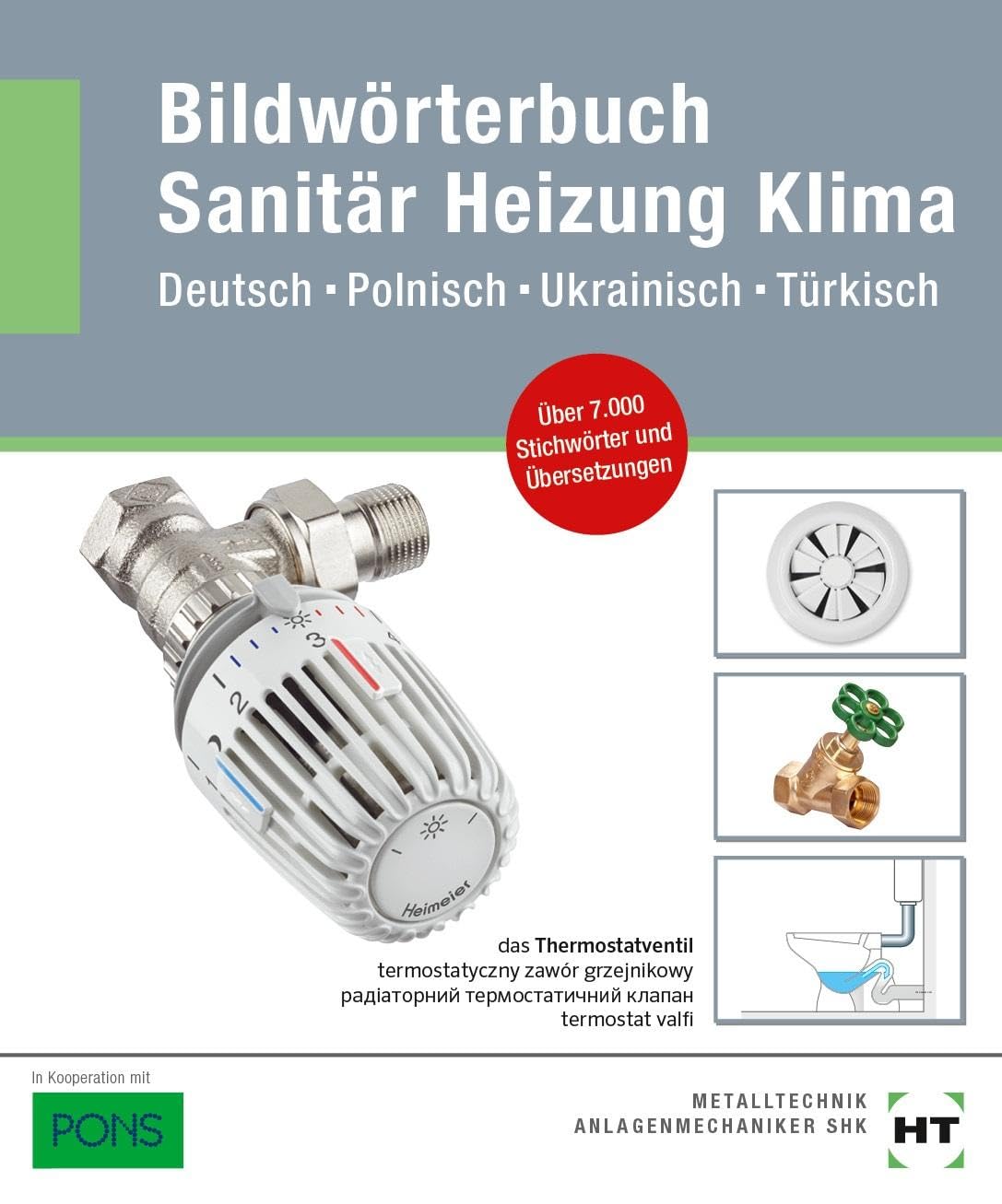Bildwörterbuch Sanitär, Heizung, Klima: Deutsch - Polnisch - Ukrainisch - Türkisch Business, Finance & Career