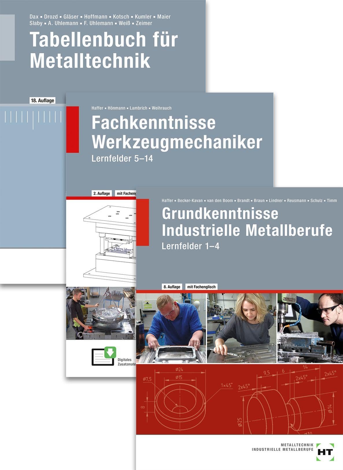 Paketangebot Werkzeugmechaniker: Lernfelder 1-14 + Tabellenbuch Study Guides