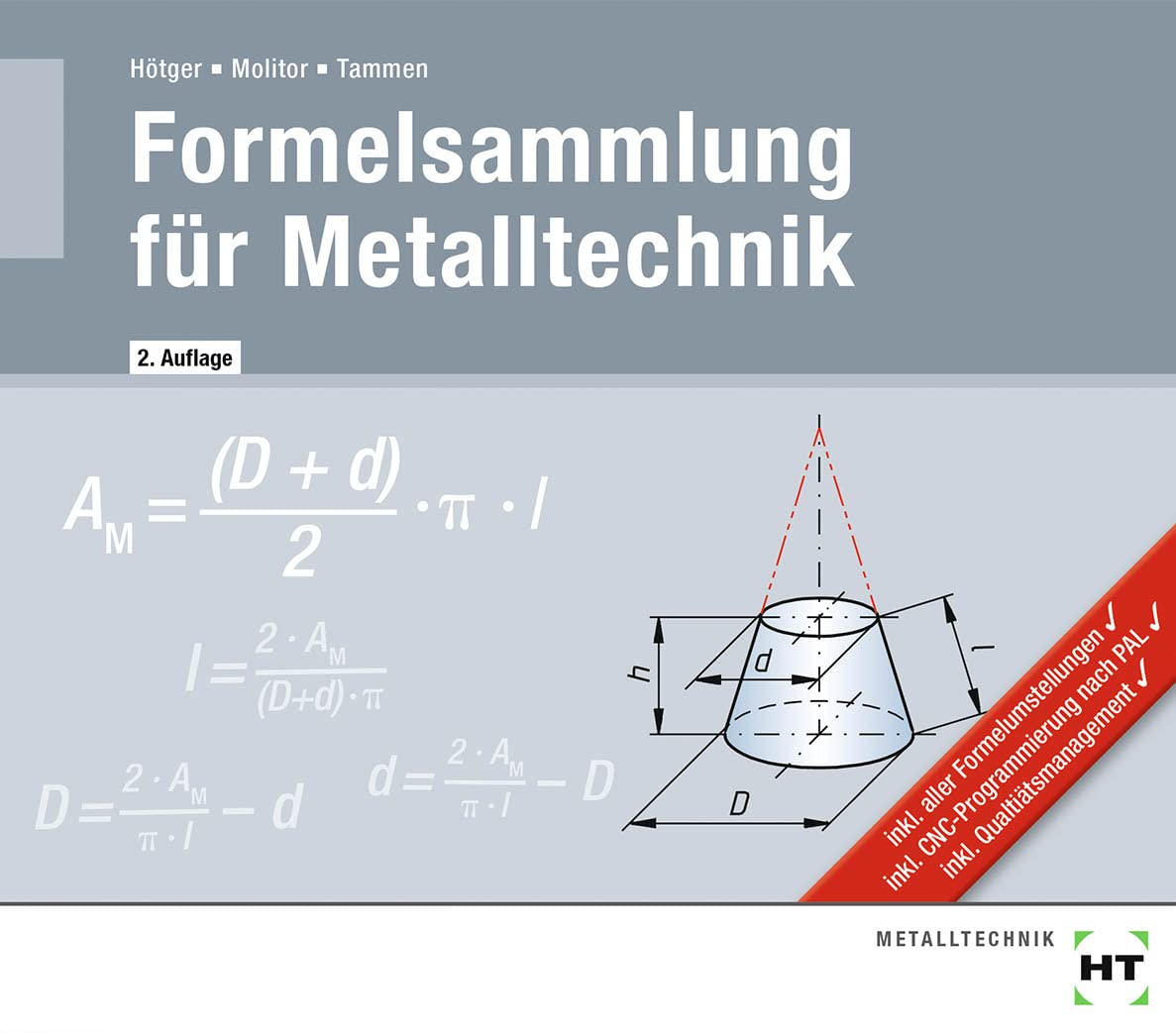 eBook inside: Buch und eBook Formelsammlung für Metalltechnik, m. 1 Buch, m. 1 Beilage Study Guides