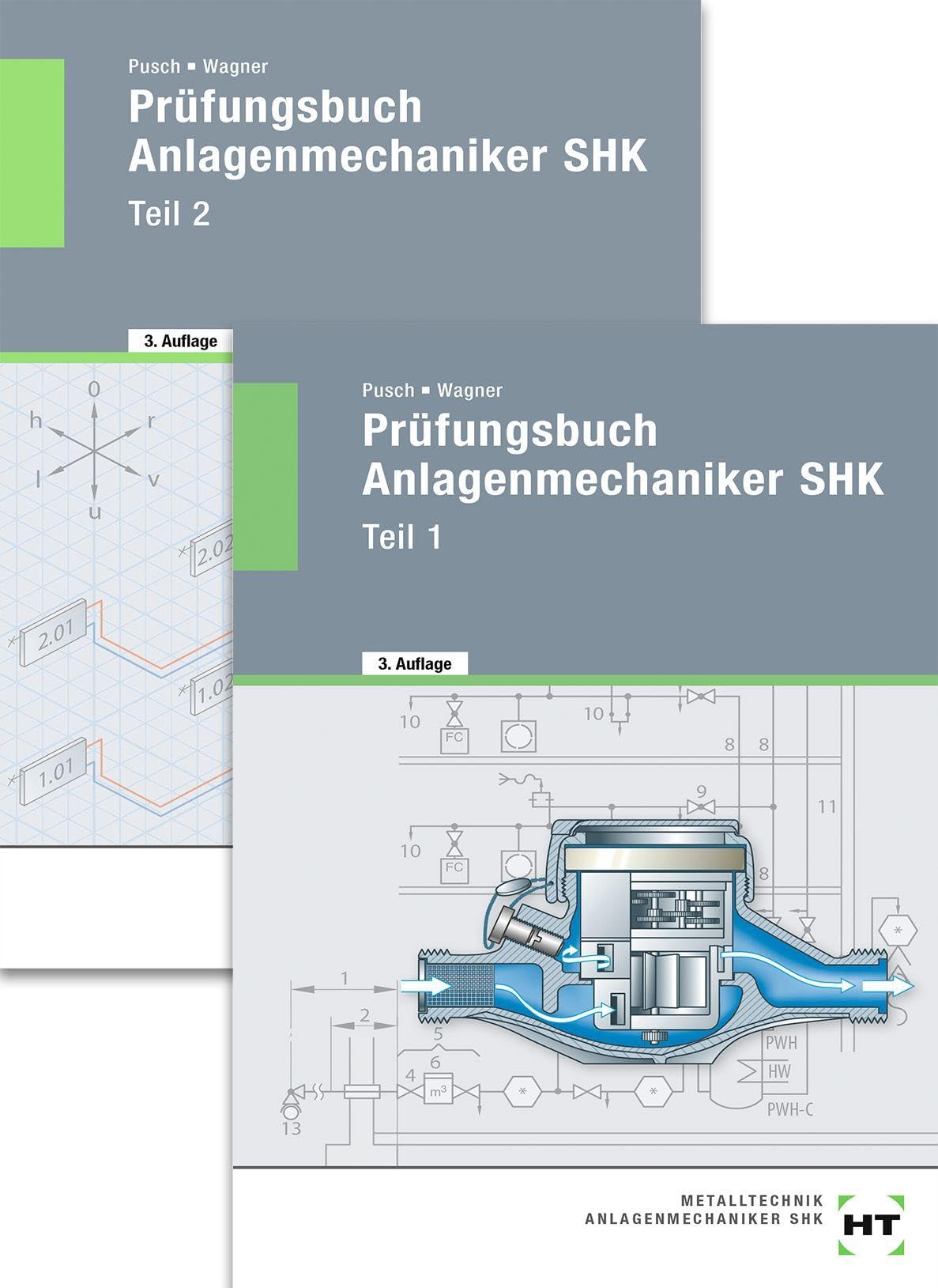 Paketangebot Prüfungsbuch Anlagenmechaniker SHK Business, Finance & Career