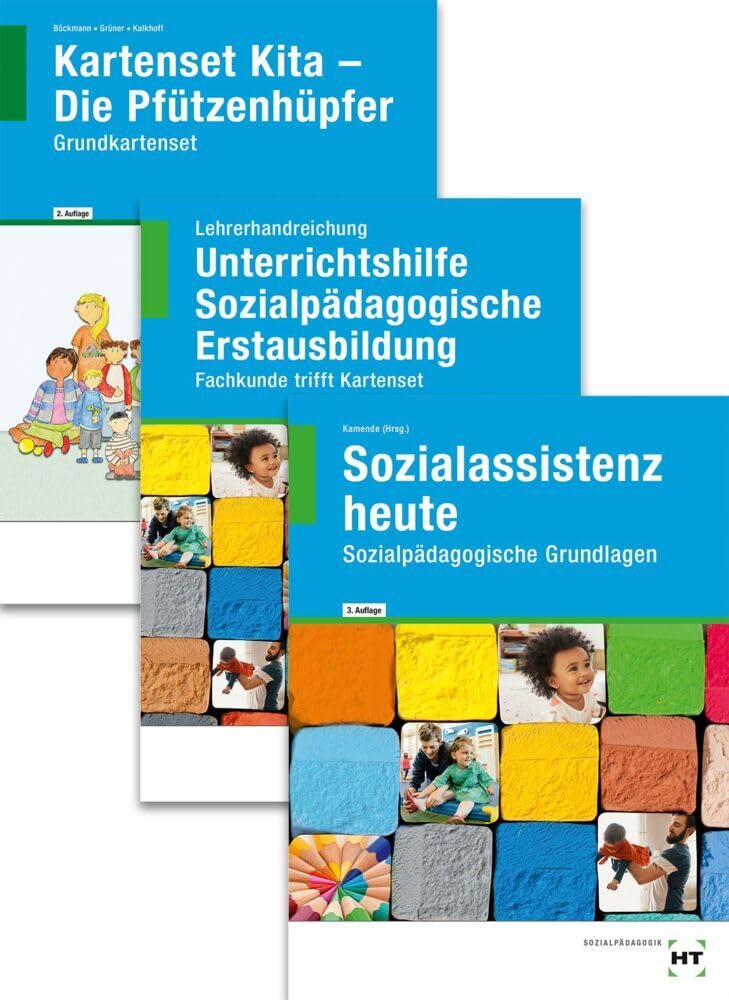 Paketangebot Sozialassistenz - das große Paket: Sozialassistenz heute + Unterrichtshilfe + Pfützenhüpfer-Grundkarten Study Guides