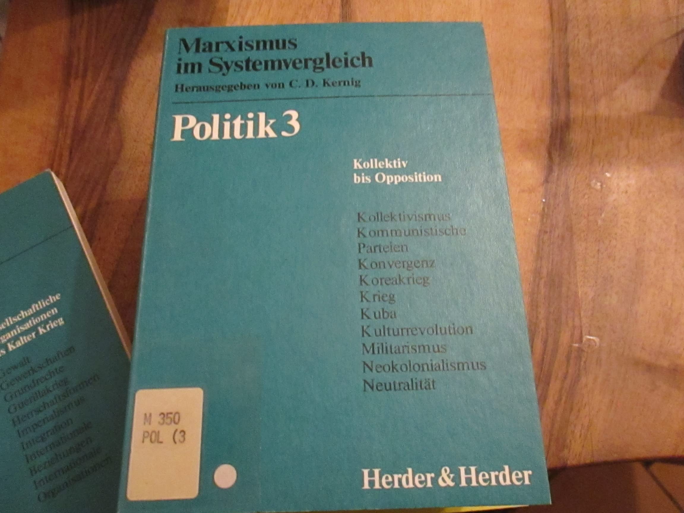 Product Image: Politik III. Kollektiv bis Opposition