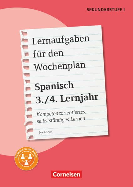Lernaufgaben für den Wochenplan - Spanisch: 3./4. Lernjahr Books