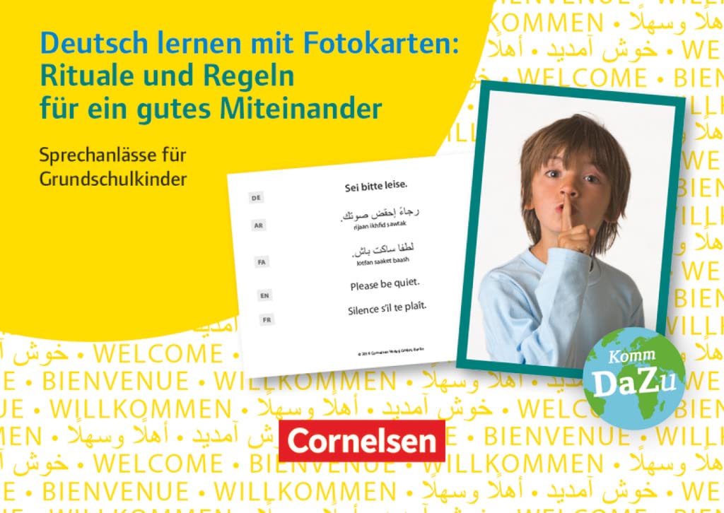Deutsch lernen mit Fotokarten - Grundschule: Rituale und Regeln für ein gutes Miteinander - 100 Bildkarten Learning & Reference