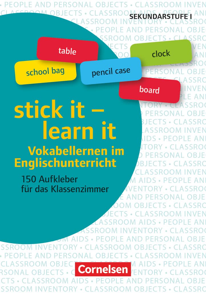 Aufkleber für den Fremdsprachenunterricht - Englisch - Klasse 5-10: stick it - learn it - Vokabellernen im Englischunterricht - 150 Aufkleber für das Klassenzimmer - 5 Stickerbögen Foreign Languages ​​& Dictionaries