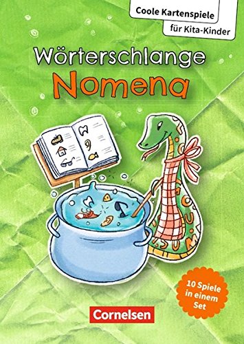 Coole Kartenspiele für Kita-Kinder: Wörterschlange Nomena: 10 Spiele in einem Set. Bildkarten mit Begleitheft Media & Communication
