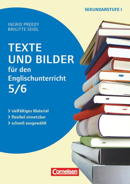 Texte und Bilder - Vielfältiges Material - flexibel einsetzbar - schnell ausgewählt - Englisch - Klasse 5/6: Kopiervorlagen Books