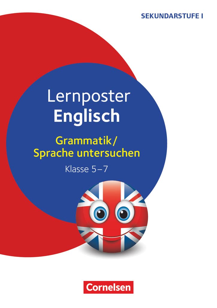 Lernposter für die Sekundarstufe - Klasse 5-7: Englisch - Grammatik / Sprache untersuchen - 4 Poster Posters