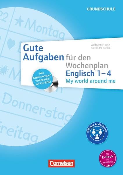 Gute Aufgaben für den Wochenplan Englisch: My world around me 1-4 book