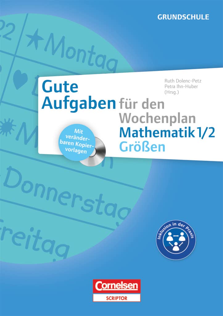 Gute Aufgaben für den Wochenplan - Mathematik: Größen 1/2 - Kopiervorlagen mit CD-ROM Non-fiction