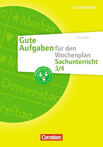 Gute Aufgaben für den Wochenplan - Sachunterricht 3/4 Books