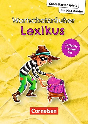 Coole Kartenspiele für Kita-Kinder: Wortschatzräuber Lexikus: 10 Spiele in einem Set. Bildkarten mit Begleitheft Leisure & Fun