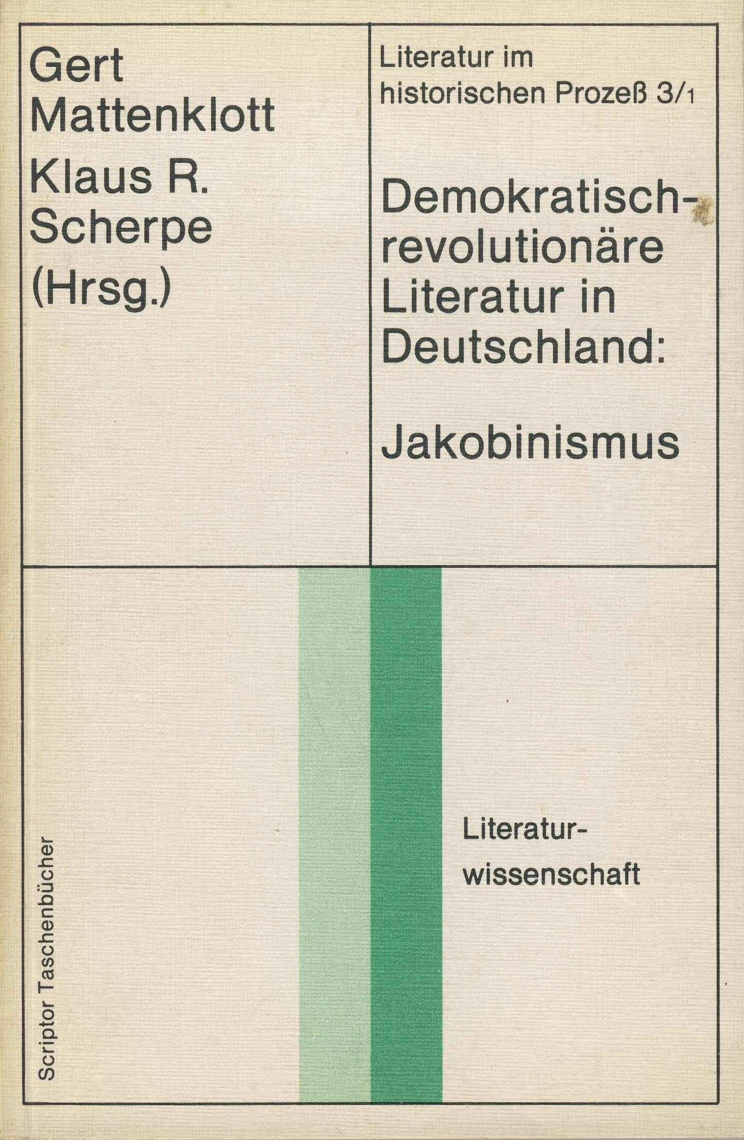 Demokratisch-revolutionäre Literatur in Deutschland. Jakobinismus. Books