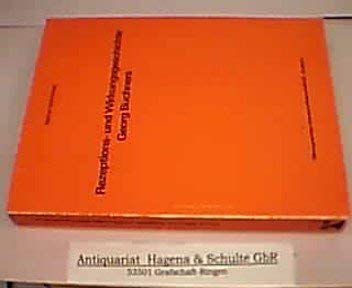Rezeptions- und Wirkungsgeschichte Georg Büchners. Art & Literature