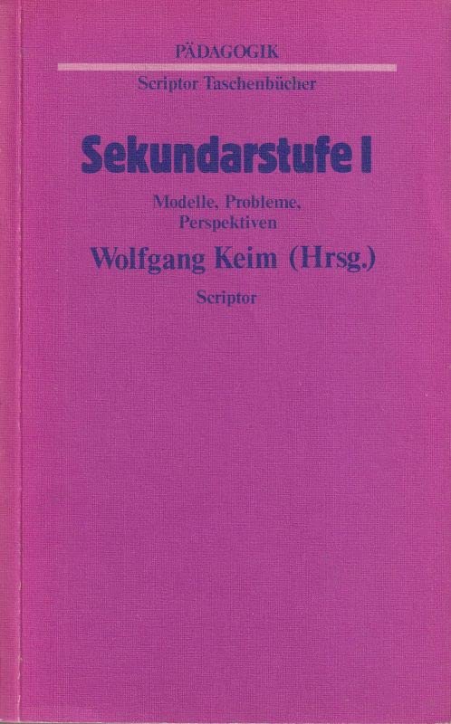Sekundarstufe I. Modelle, Probleme, Perspektiven. Books