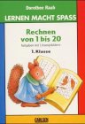 Rechnen von 1 bis 20: Aufgaben mit Lösungsbildern. Heft im Taschenformat. Mindestabnahme von10 Exemplaren Leisure & Fun