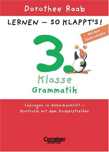 Lernen - so klappt's. Klasse 3 Grammatik Books