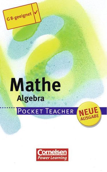 Pocket Teacher - Sekundarstufe I (mit Umschlagklappen): Mathematik: Algebra Study Guides