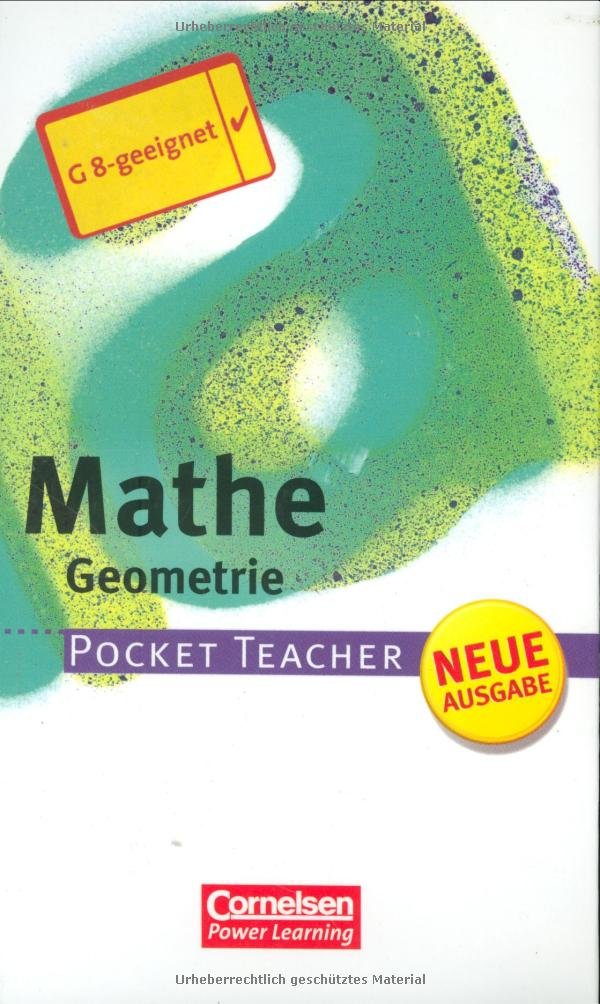 Pocket Teacher - Sekundarstufe I (mit Umschlagklappen): Mathematik: Geometrie Study Guides
