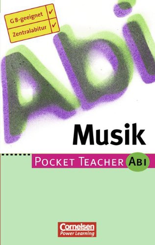 Pocket Teacher Abi. Sekundarstufe II - Bisherige Ausgabe (mit Umschlagklappen) / Musik Study Guides