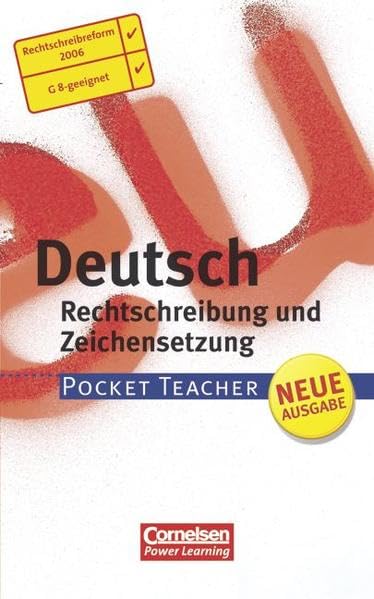 Pocket Teacher - Sekundarstufe I (mit Umschlagklappen): Deutsch - Aktualisierte Ausgabe 2006: Rechtschreibung und Zeichensetzung Study Guides