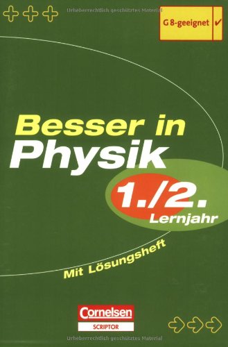 Besser in der Sekundarstufe I - Physik (alte Ausgabe): 1./2. Lernjahr - Übungsbuch mit separatem Lösungsheft (28 S.) Study Guides