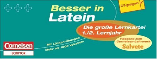 Besser in der Sekundarstufe I - Latein - Die große Lernkartei: 1./2. Lernjahr - 550 Karteikarten: Passend zum Cornelsen-Lehrwerk "Salvete" Study Guides