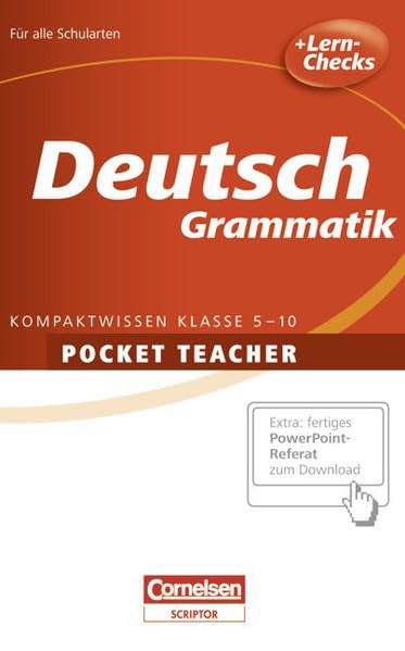 Pocket Teacher - Sekundarstufe I: Deutsch: Grammatik Business, Finance & Career