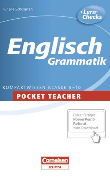 Pocket Teacher - Sekundarstufe I: Englisch: Grammatik Study Guides
