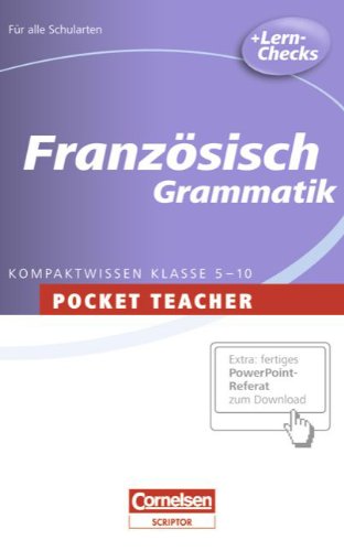 Pocket Teacher - Sekundarstufe I: Französisch: Grammatik Study Guides