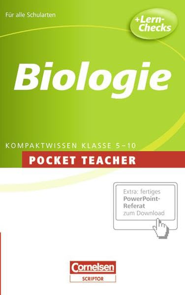 Pocket Teacher - Sekundarstufe I: Biologie Study Guides