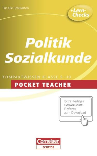 Pocket Teacher - Sekundarstufe I: Politik und Sozialkunde Study Guides