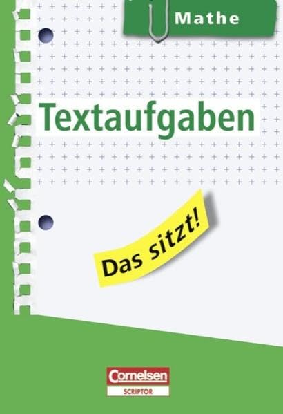 Das sitzt! - Mathe: Textaufgaben: Heft im Hosentaschenformat. Mindestabnahme: 5 Exemplare Study Guides
