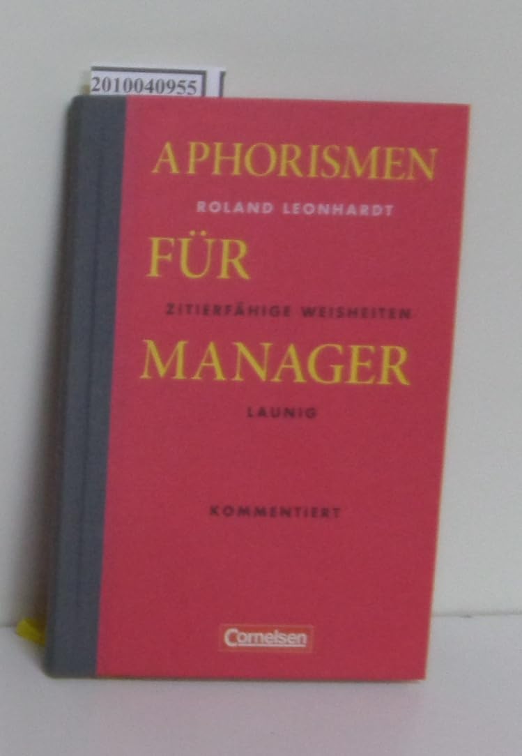 Wirtschaftsgeschenkbuch: Aphorismen für Manager - Zitierfähige Weisheiten launig kommentiert Lifestyle