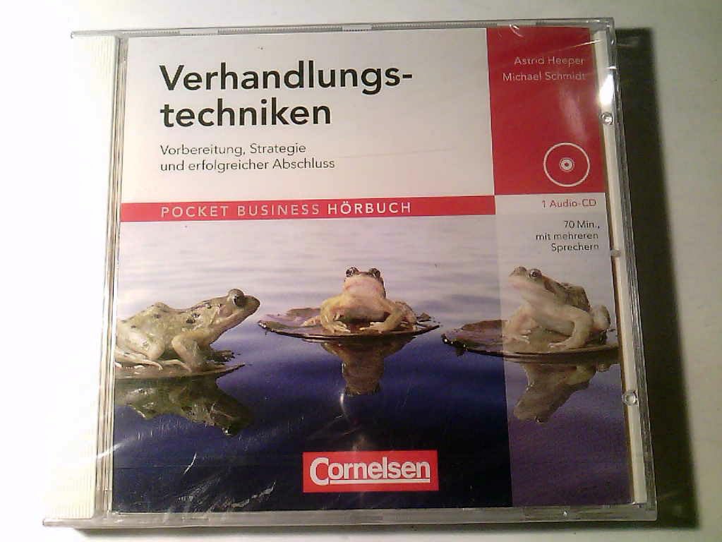 Pocket Business - Hörbuch: Verhandlungstechniken: Vorbereitung, Strategie und erfolgreicher Abschluss. Hör-CD Business, Finance & Career