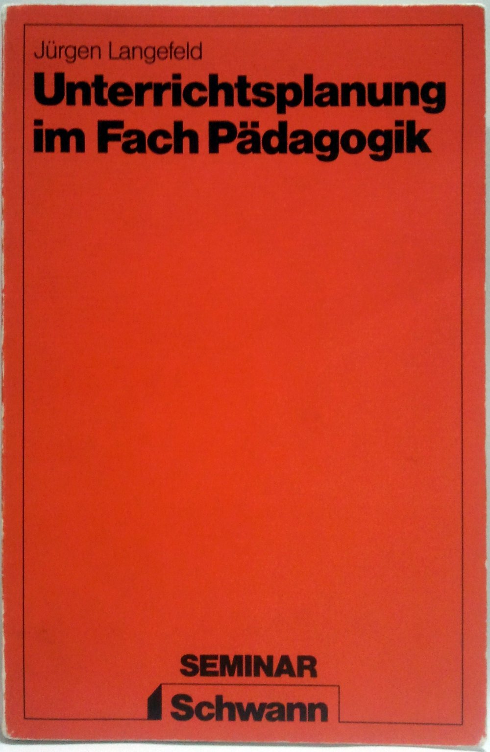 Product Image: Unterrichtsplanung im Fach Pädagogik