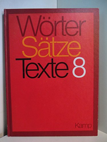 Wörter, Sätze, Texte . 8. Schuljahr, Hauptschule 1 Books