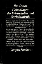 Grundlagen der Wirtschafts- und Sozialstatistik (Campus Studium alt) Books