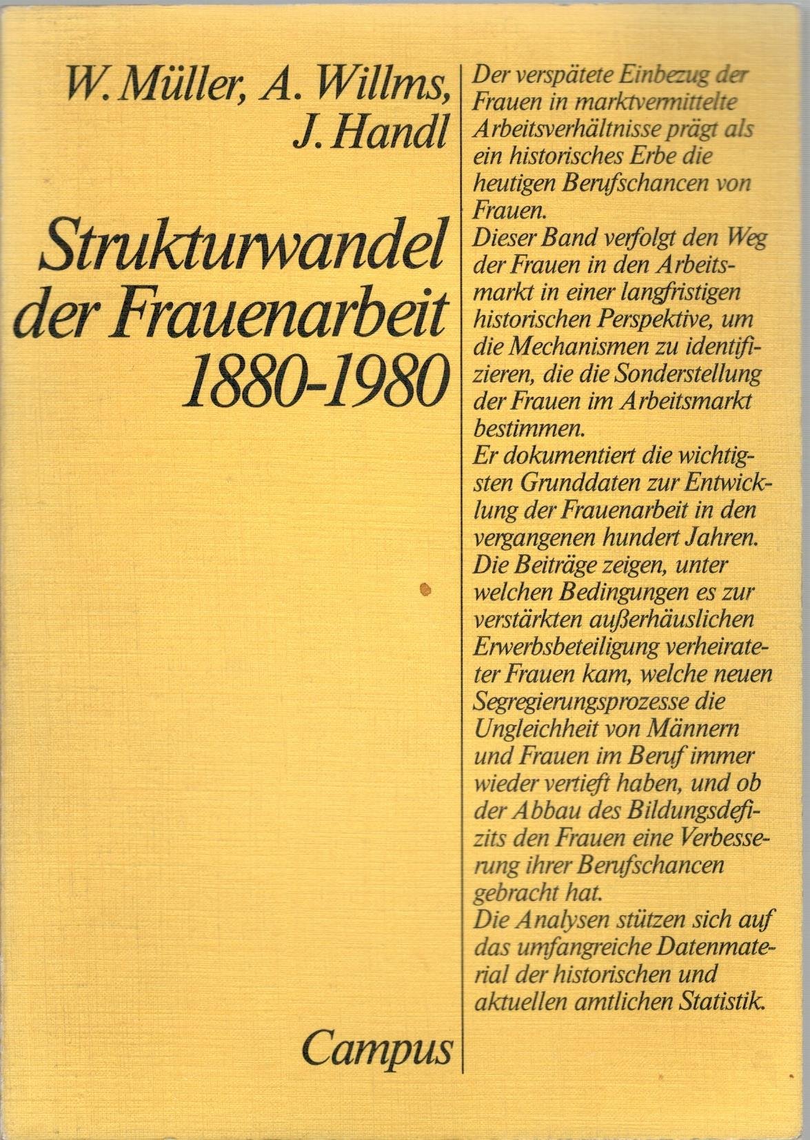 Strukturwandel der Frauenarbeit 1880-1980 Business, Finance & Career