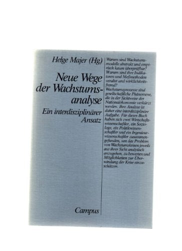 Neue Wege der Wachstumsanalyse: Ein interdisziplinärer Ansatz Books